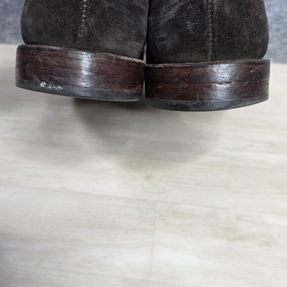 Allen Edmonds Players Shoe Mens Size 11.5 Brown Suede Wingtip Oxford Dress Shoes - Picture 11 of 11